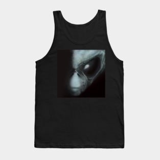 Grey Alien T-Shirt Tank Top